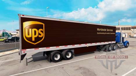 A collection of skins for trailers for American Truck Simulator