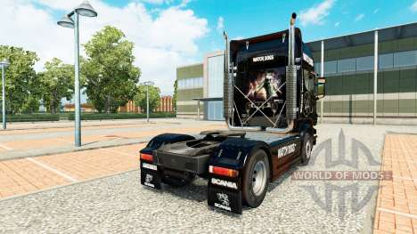 Watch Dogs skin for Scania truck for Euro Truck Simulator 2