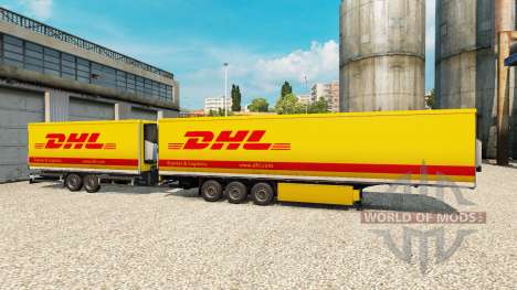 Semi-trailers Krone Gigaliner [DHL] for Euro Truck Simulator 2