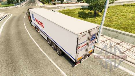 Skin Pivoin on the trailer for Euro Truck Simulator 2