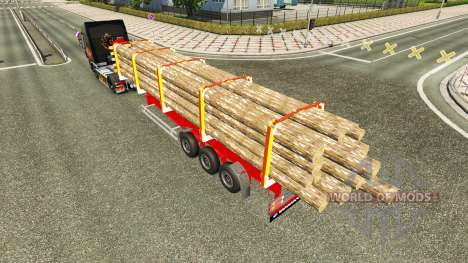 Semi-trailer truck for Euro Truck Simulator 2