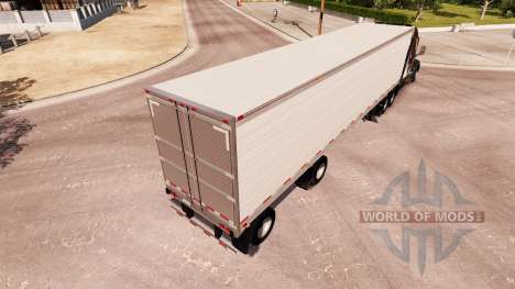 Biaxial refrigerated semi-trailer for American Truck Simulator