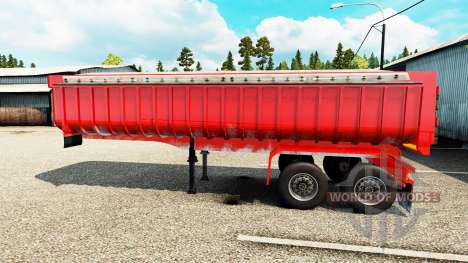Semi-trailer dump truck for Euro Truck Simulator 2