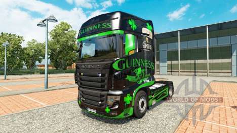 Guinness skin for the truck Scania R700 for Euro Truck Simulator 2