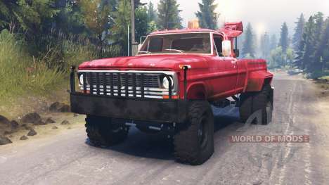 Ford F-200 1970 [Tow Truck] for Spin Tires