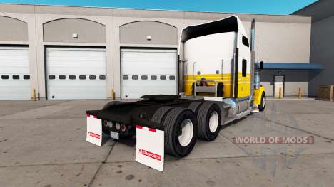 Skin Porter on the truck Kenworth W900 for American Truck Simulator
