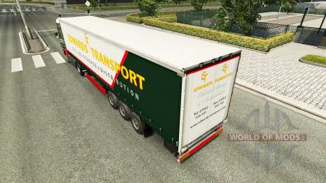 Edwards Transport skin for Scania truck for Euro Truck Simulator 2