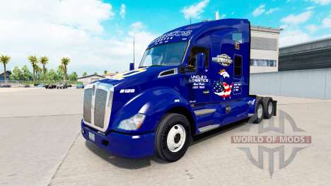 Skin Broncos on tractor Kenworth for American Truck Simulator