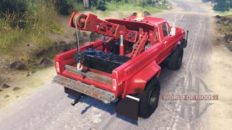 Ford F-200 1970 [Tow Truck] for Spin Tires