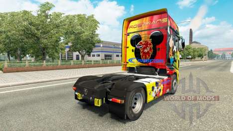 Skin Rostrans Disney Scania R700 truck for Euro Truck Simulator 2