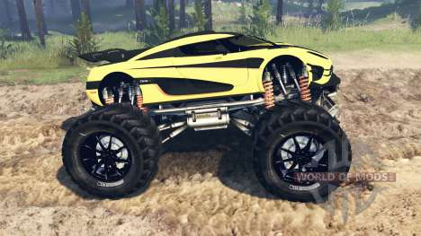 Koenigsegg One:1 Monster v2.0 for Spin Tires