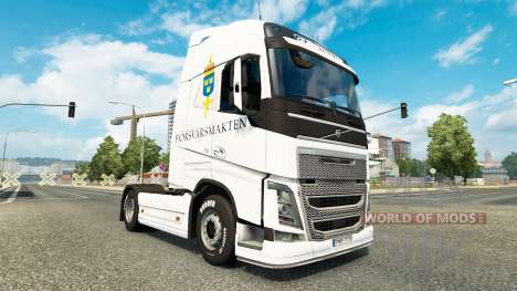 Forsvarsmakten skin for Volvo truck for Euro Truck Simulator 2