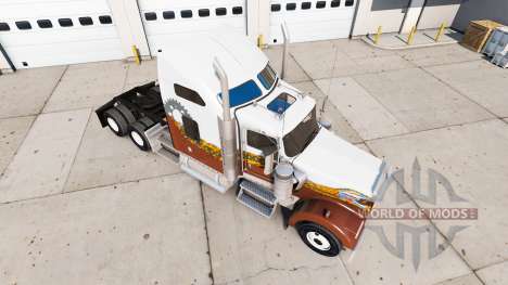 Skin Hatd Truck on truck Kenworth W900 for American Truck Simulator