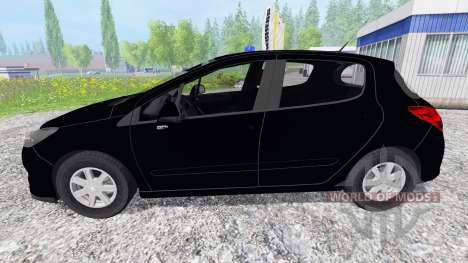 Peugeot 308 [unmarked police] for Farming Simulator 2015