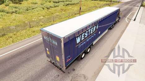 Skin Western on the trailer for American Truck Simulator