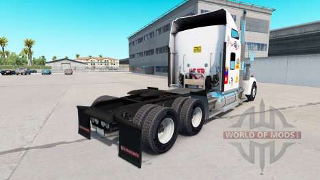 Skin MS on the truck Kenworth W900 for American Truck Simulator