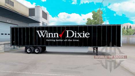 Skin Winn Dixie on the trailer for American Truck Simulator