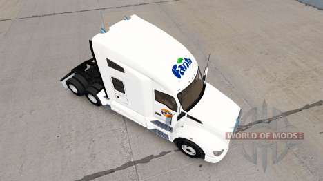 Fanta skin for Kenworth tractor for American Truck Simulator