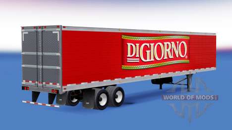 Refrigerated semi-trailer DiGiorno for American Truck Simulator