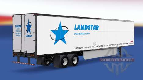 Skin LandStar on the trailer for American Truck Simulator
