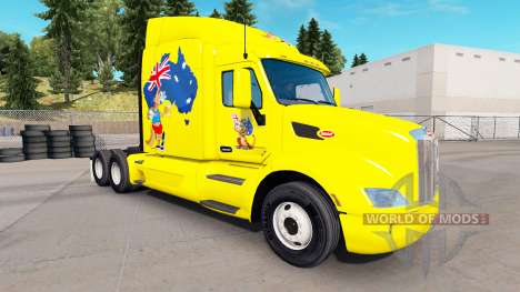 Kangaroo skin for the truck Peterbilt for American Truck Simulator