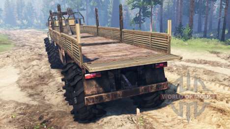 KrAZ-255 Piece for Spin Tires
