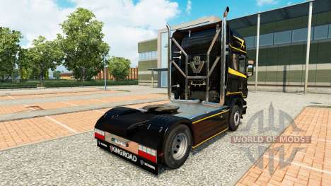 Skin Golden Lines on the tractor Scania for Euro Truck Simulator 2
