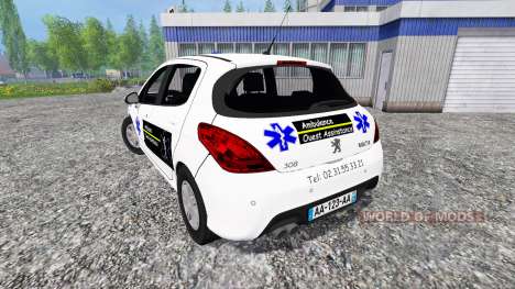 Peugeot 308 Ambulance for Farming Simulator 2015