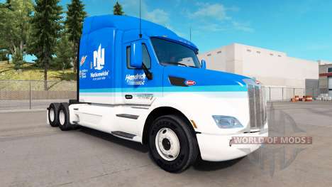Skin Hendrick Nationwide for truck Peterbilt for American Truck Simulator