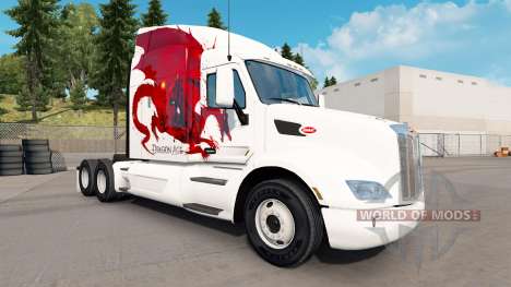 Dragon Age skin for the truck Peterbilt for American Truck Simulator