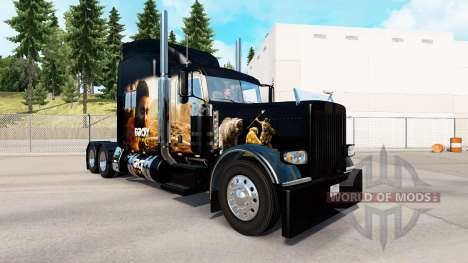 Skin Far Cry Primal for the truck Peterbilt 389 for American Truck Simulator