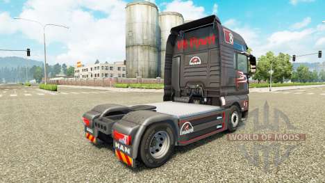 Grey Red skin for MAN truck for Euro Truck Simulator 2