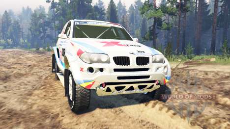 BMW X3 Rally for Spin Tires