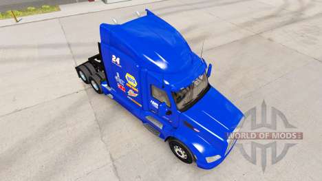 NAPA Hendrick skin for the truck Peterbilt for American Truck Simulator