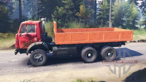 KamAZ-54102 for Spin Tires