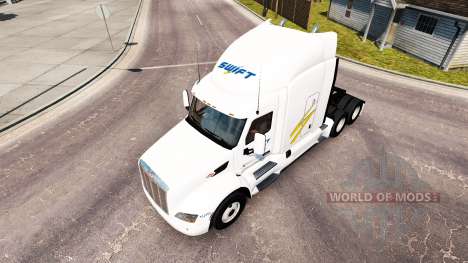 Swift skin for the truck Peterbilt for American Truck Simulator