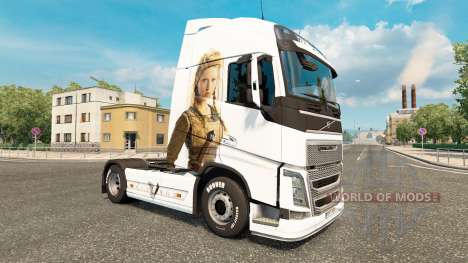 Vikings skin for Volvo truck for Euro Truck Simulator 2