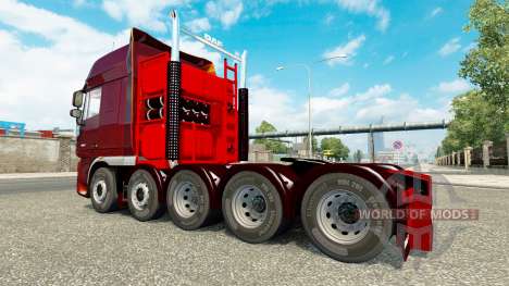 Additional chassis for tractor DAF XF for Euro Truck Simulator 2