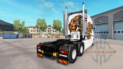 Bear skin for truck Scania T for American Truck Simulator