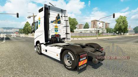 Forsvarsmakten skin for Volvo truck for Euro Truck Simulator 2