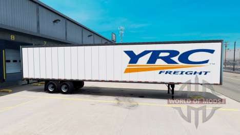 All-metal semi-YRC Freight for American Truck Simulator