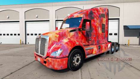 Skin Abstract for truck Kenworth for American Truck Simulator