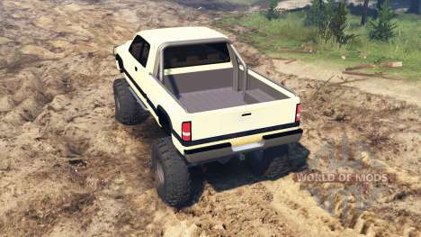 Dodge Ram Ext. Cab 1996 for Spin Tires