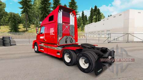 Skin Averitt Express tractor Volvo VNL 670 for American Truck Simulator