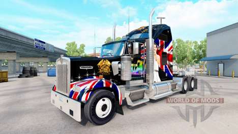 Skin Queen on the truck Kenworth W900 for American Truck Simulator