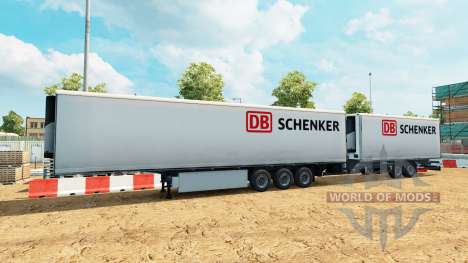Semi-trailers Krone Gigaliner [DB Schenker] for Euro Truck Simulator 2