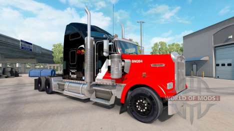 Skin CN Transportation on tractors and Pet Ken for American Truck Simulator