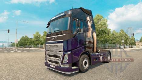 Skin The Last Of Us at Volvo trucks for Euro Truck Simulator 2