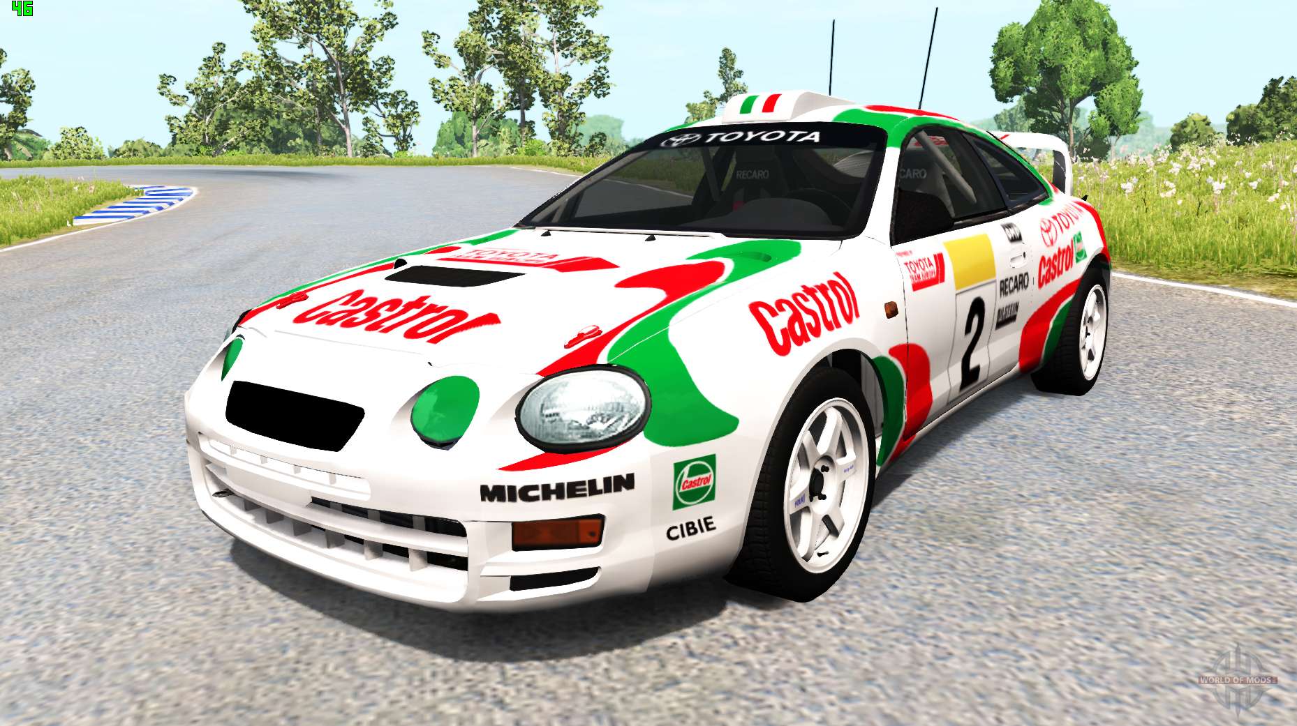 Toyota Celica Gt Four St5 1995 Wrc For Beamng Drive