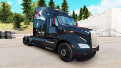 Skin The Witcher Wild Hunt on the tractor Peterbilt for American Truck Simulator